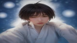 视频封面：性爱小说文笔评测讲解，编辑在白板前分析感官描写的层次结构，橙色主题